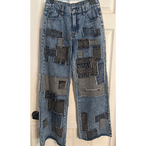 Women's Oli Hali Patchwork Jeans Blue Gray